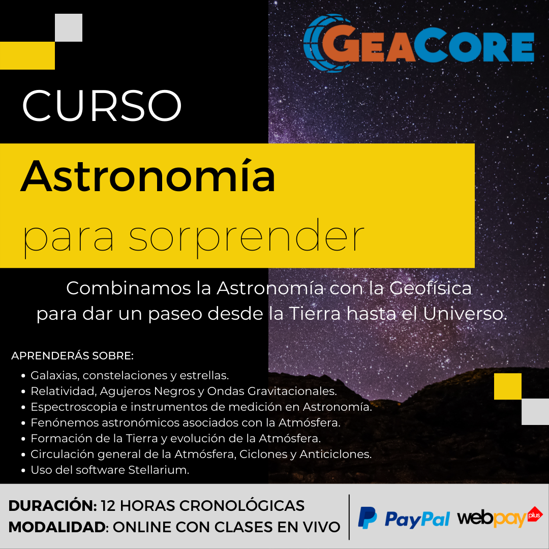 Curso Astronomía Para Sorprender - GEACORE